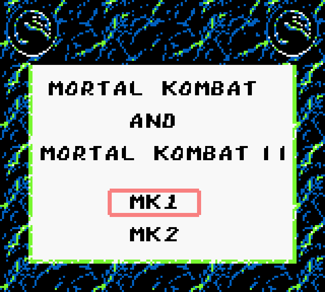 Mortal Kombat I & II Title Screen